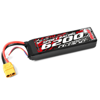 Team Corally - Power Racing 60C - 6200Mah - 3S - 11,1V - XT-90 - Semi-Soft Case
