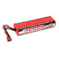 Team Corally - Sport Racing 50C LiPo Battery - 4500mAh - 7.4V - Round 2S Stick - T-Plug
