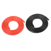 Team Corally - Ultra V+ Silicone Wire - Super Flexible - Black and Red - 10AWG - 2683 / 0.05 Strands - ODø 5.5mm - 2x 1m