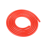 Team Corally - Ultra V+ Silicone Wire - Super Flexible - Red - 14AWG - 1018 / 0.05 Strands - ODø 3.5mm - 1m