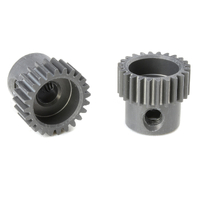 Team Corally - 64 DP Pinion - Short - Hard Anodised AL7075 - 24 Teeth - Shaft Dia. 3.17mm