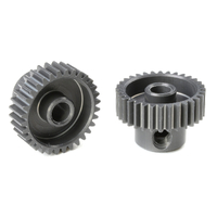 Team Corally - 64 DP Pinion - Short - Hard Anodised AL7075 - 32 Teeth - Shaft Dia. 3.17mm