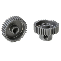 Team Corally - 64 DP Pinion - Short - Hard Anodised AL7075 - 35 Teeth - Shaft Dia. 3.17mm