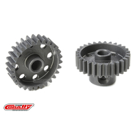 Team Corally - 48 DP Pinion - Short - Hard Anodised AL7075 - 28 Teeth - Shaft Dia. 3.17mm