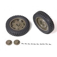 1:6 1941 MB SCALER  REAR WHEELS ASSEMBLY (1 Pair) 1941 MB Scaler