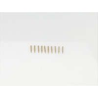 3 Hole Stanchion, Brass 10mm