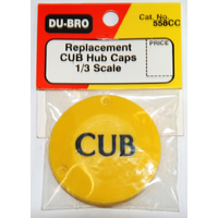 DUBRO 558CC 1/3 SCALE CUB CAPS (2 PER PACK)