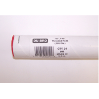 DUBRO 891-1 48in (1220MM) .093 ROD 4-40 THREAD (each)