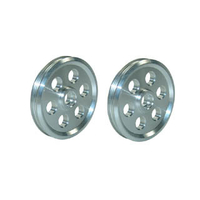 GV DR3701 GREAT VIGOR DRAG RACER FRONT CHROME (ALU) WHEEL(2)