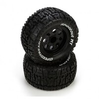 ECX Tyre Mounted on Black Wheels (2)