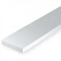 EVERGREEN 109 WHITE STYRENE STRIP .010 X .250 (PACK OF 10)