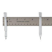 EXCEL 70036 YARDSTICK COMPASS - LEAD & PIN POST