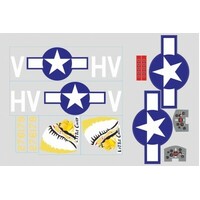 Decal Sheet for 980mm P-47 Razorback