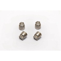 CNC Aluminium Flange Nuts 4mm (4)