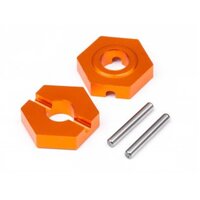 HB Aluminium Hex Hub 12mm (Front/2pcs)