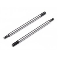 HB Shock Shaft 3x100mm (Rear/Silver/2pcs)