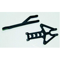 HAIBOXING 69512R SUSPENSION ARMS (LOWER REAR)+SHOCK RETAINERS