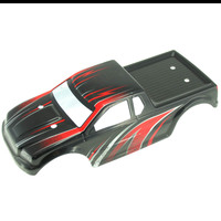 HAIBOXING 85980 TRUCK BODY ( RED)W/BODY DECAL