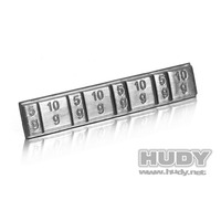 HUDY LEAD WEIGHTS 4X5G AND 4X10G WITH 3M GLUE - HD293080