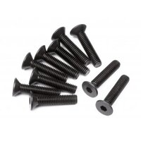 HPI Flat Head Screw M3x14mm (Hex Socket/10pcs)
