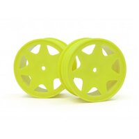 HPI Ultra 7 Wheels Yellow 30mm (2pcs)