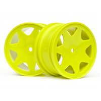 HPI Ultra 7 Wheels Yellow 35mm (2pcs)