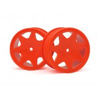 HPI Ultra 7 Wheels Orange 30mm (2pcs)