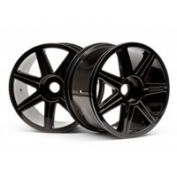 HPI 7 Spoke Black Chrome Wheel (Trophy Truggy)