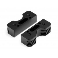 HPI CNC Engine Cooling Mount Set (Trophy Series/Black)