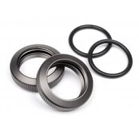 HPI Shock Adjuster Nut 20mm (Gunmetal/2ps)