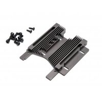 HPI Heavy Duty Heatsink Motor Plate 10mm (7075S/Gray)
