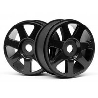 HPI V7 Wheel Black (42x83mm/2pcs)