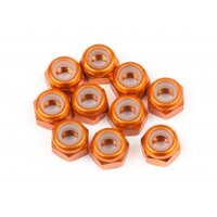HPI Aluminium Thin Lock Nut M3 (Orange/10pcs)