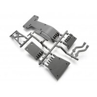 HPI High Performance Skid Plate Set (Gray)