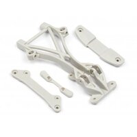 HPI High Performance Rear Brace Set (White)