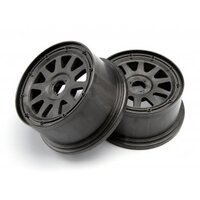 HPI TR-10 Wheel Gunmetal (120x65mm/-10mm Offset)