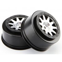 HPI MK.10 V2 Wheel Matte Chrome (2.2"/4.5mm Offset/2pcs)
