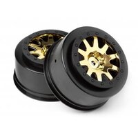 HPI MK.10 V2 Wheel Gold (2.2"/4.5mm Offset/2pcs)