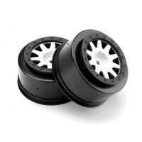 HPI MK.10 V2 Wheel White (2.2"/4.5mm Offset/2pcs)