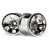 HPI Warlock Wheel Chrome (2.2"/2pcs)