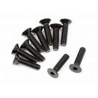HPI Flat Head Screw M2.5x10mm (Hex Socket/10pcs)