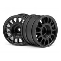 HPI WR8 Rally Off-Road Wheel (48x33mm/Black/2pcs)