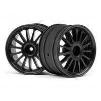 HPI WR8 Tarmac Wheel Black (2.2"/2pcs)