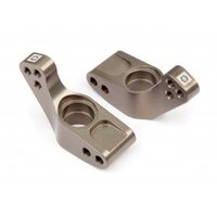 HPI Aluminium Rear Hub Carrier Set (0 Degrees/Hard Anodized)