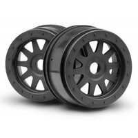 HPI TR-10 Glue-Lock Wheel Gunmetal (120x60mm/2pcs)