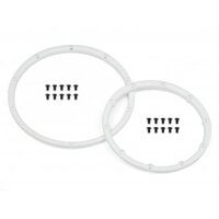 HPI Wheel Bead Lock Rings (White/for 2 Wheels)