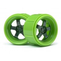 HPI Work Meister S1 Wheel Green (Micro RS4/4pcs)