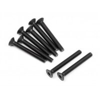 HPI Flat Head Screw M3x25mm (8pcs)