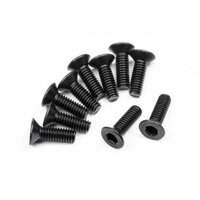 HPI Flat Head Screw M2.5x8mm (Hex Socket/10pcs)