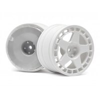 HPI fifteen52 Turbomac Wheel White (2.2"/57x35mm/2pcs)